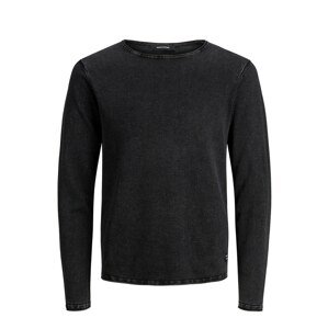 JACK & JONES Sveter 'JJLeo'  čierna