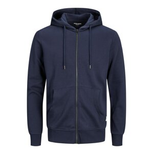 Jack & Jones Plus Tepláková bunda  tmavomodrá