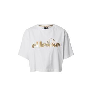 ELLESSE Tričko 'Presepe'  zlatá / biela
