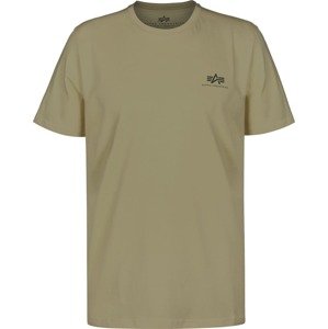 ALPHA INDUSTRIES Tričko  olivová / čierna