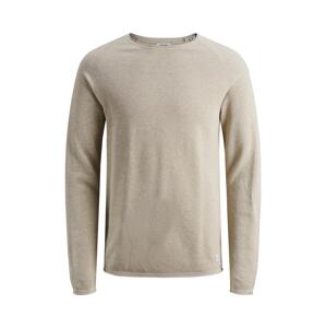 JACK & JONES Sveter 'JJEHill'  tmavobéžová