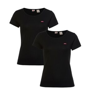 LEVI'S ® Tričko  červená / čierna / biela