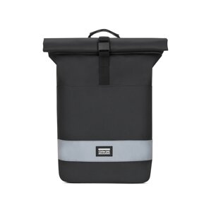 OAK25 Batoh 'Everyday Rolltop'  striebornosivá / čierna / biela