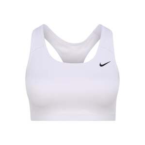 NIKE Športová podprsenka  čierna / šedobiela