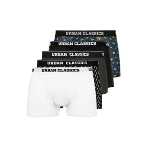 Urban Classics Boxerky  kobaltovomodrá / svetložltá / antracitová / čierna / biela