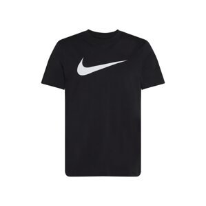 Nike Sportswear Tričko 'Swoosh'  čierna / biela