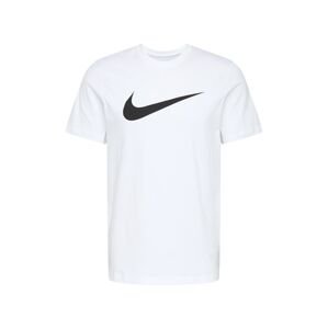 Nike Sportswear Tričko 'Swoosh'  čierna / šedobiela