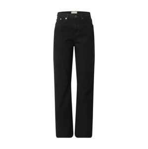 MUD Jeans Džínsy 'Rose'  čierny denim / biela