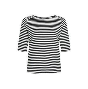 Tom Tailor Women + Mikina  námornícka modrá / biela