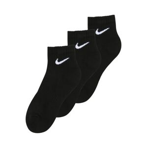 NIKE Športové ponožky 'Everyday Cush'  čierna / biela