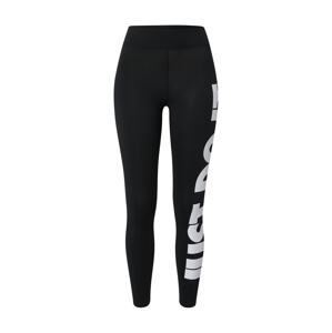 Nike Sportswear Legíny 'Essential'  čierna / biela