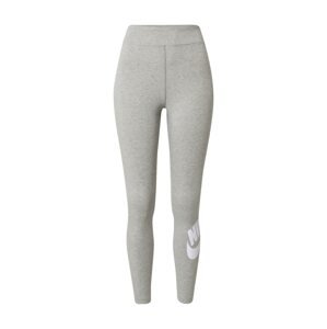 Nike Sportswear Legíny 'Essential'  sivá melírovaná / biela