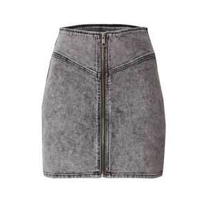 EDITED Sukňa 'Sadie'  čierny denim