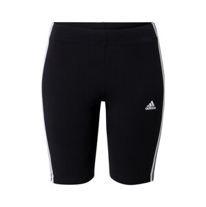 ADIDAS SPORTSWEAR Športové nohavice 'Essentials'  čierna / biela