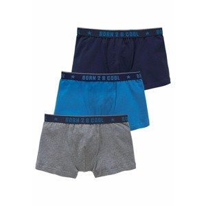 AUTHENTIC UNDERWEAR Nohavičky  námornícka modrá / tyrkysová / sivá