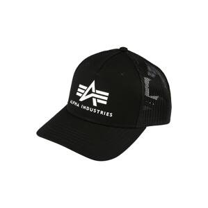 ALPHA INDUSTRIES Čiapka  čierna / biela