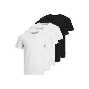JACK & JONES Tričko 'Essentials'  čierna / biela
