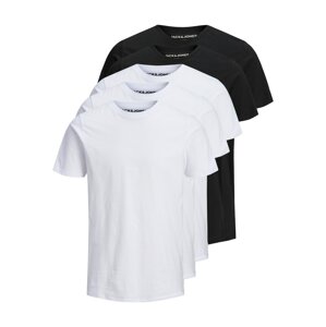 JACK & JONES Tričko 'Essentials'  čierna / biela