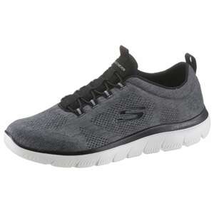 SKECHERS Nízke tenisky 'Summits Louvin'  dymovo šedá / čierna