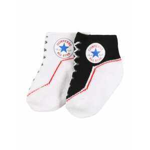 CONVERSE Ponožky 'CHUCK'  tmavosivá / červená / čierna / biela
