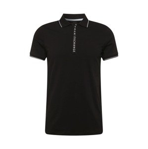 ARMANI EXCHANGE Tričko  čierna / biela