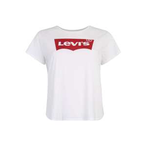 Levi's® Plus Tričko 'The Perfect Tee '  červená / biela