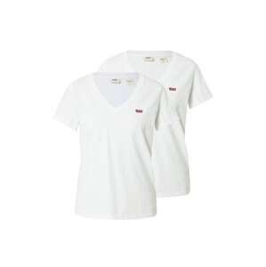 LEVI'S ® Tričko  červená / biela