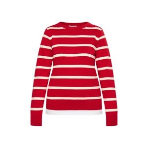 usha BLUE LABEL Sveter  krémová / tmavočervená / biela