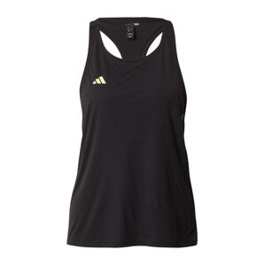 ADIDAS PERFORMANCE Športový top 'Adizero Essentials'  limetková / čierna