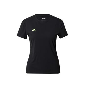 ADIDAS PERFORMANCE Funkčné tričko 'Adizero Essentials'  čierna / biela