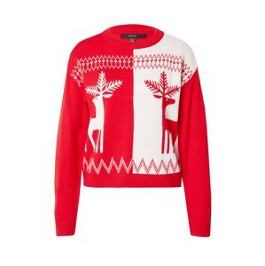 VERO MODA Sveter 'XMAS'  červená