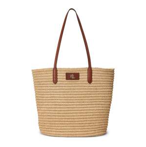 Lauren Ralph Lauren Shopper 'Brie'  farba ťavej srsti / tmavohnedá / biela