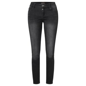TIMEZONE Džínsy 'Aleena'  čierny denim