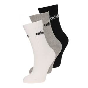 ADIDAS PERFORMANCE Športové ponožky  sivá melírovaná / čierna / biela