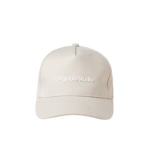 JACK & JONES Čiapka 'JJVesterbro'  béžová / biela