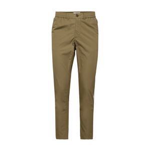 KnowledgeCotton Apparel Nohavice  kaki