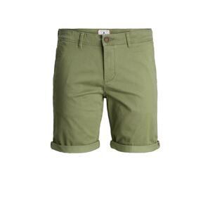 JACK & JONES Chino nohavice 'Bowie'  tmavohnedá / kaki