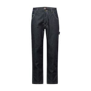 DICKIES Džínsy  modrá / žltá / červená / čierny denim