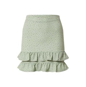 Miss Selfridge Sukňa  pastelovo zelená / čierna / biela