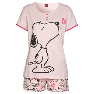 PEANUTS Kraťasy  ružová / neónovo ružová / čierna