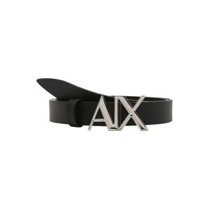 ARMANI EXCHANGE Opasky  čierna / strieborná