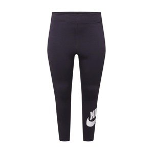 Nike Sportswear Športové nohavice  čierna / biela