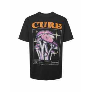 Mister Tee Tričko 'Cure'  fialová / čierna / biela