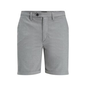 JACK & JONES Chino nohavice 'Connor'  sivá melírovaná