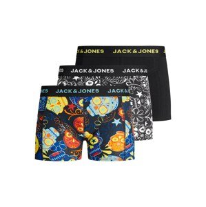 Jack & Jones Junior Nohavičky 'Sugar'  námornícka modrá / žltá / čierna / biela