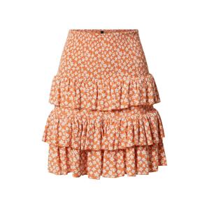 YAS Sukňa 'Lura'  mandarínková / rosé / biela