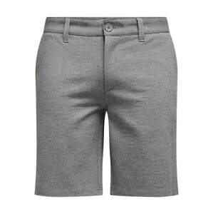 Only & Sons Chino nohavice 'Mark'  sivá melírovaná