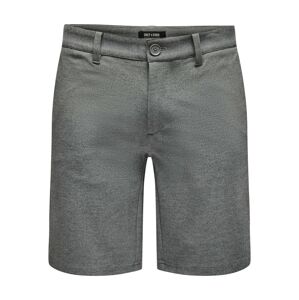 Only & Sons Chino nohavice 'Mark'  sivá melírovaná