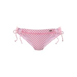 BUFFALO Bikinové nohavičky  ružová / biela