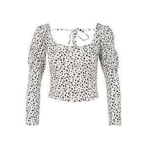Miss Selfridge Petite Blúzka  čierna / prírodná biela